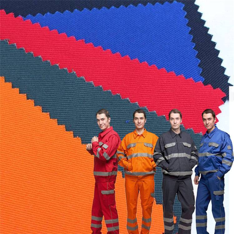 Wholesale Multifunctional 100% Cotton / Polyester Flame Retardant Fabric For Fire Workwear